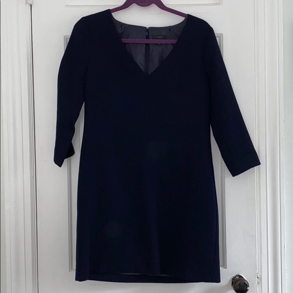 J. Crew navy blue dress